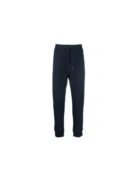 Dzianinowe joggery Polo Ralph Lauren niebieskie