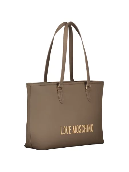 Geantă de mână Love Moschino cu autograf