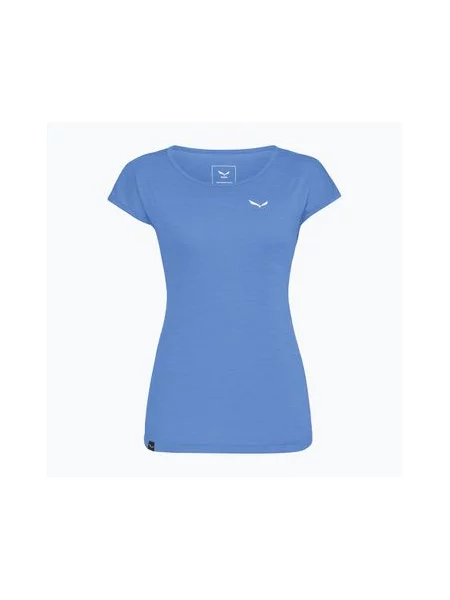 Меланжева спортивна футболка Salewa синя