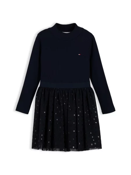 TOMMY HILFIGER Φόρεμα ναυτικό / ασημί μπλε