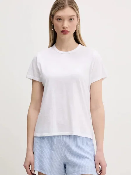 Тениска Abercrombie & Fitch бяло