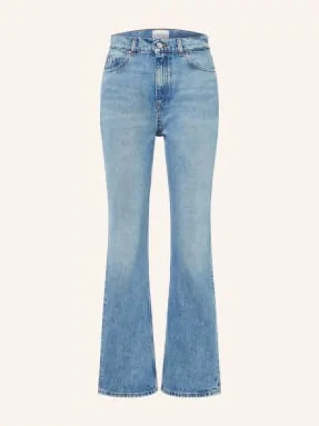 Claudie Pierlot Jeansy Straight blau niebieskie