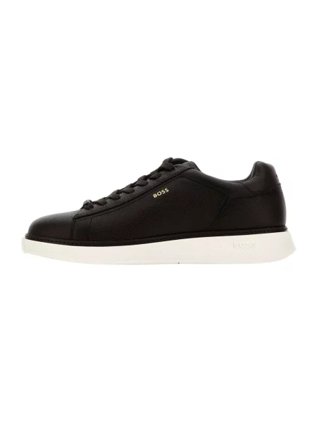 Sneakersy Boss skórzane brązowe