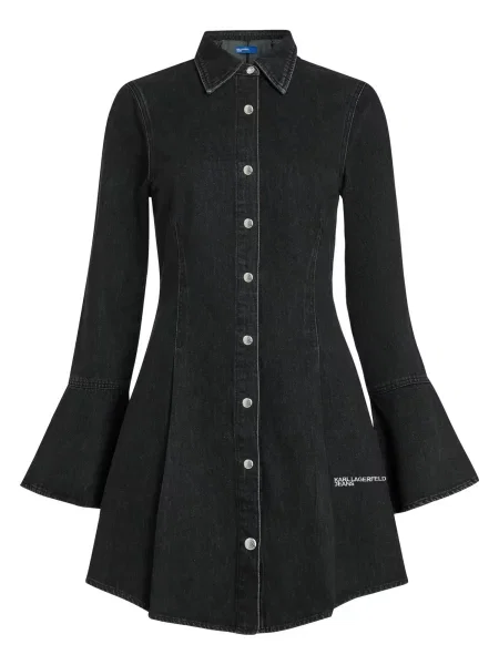 KARL LAGERFELD JEANS Rochie tip bluză denim negru
