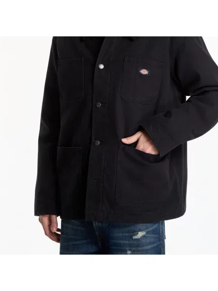 Kurtka Dickies Lined Chore Canvas Jacket Black XL czarna