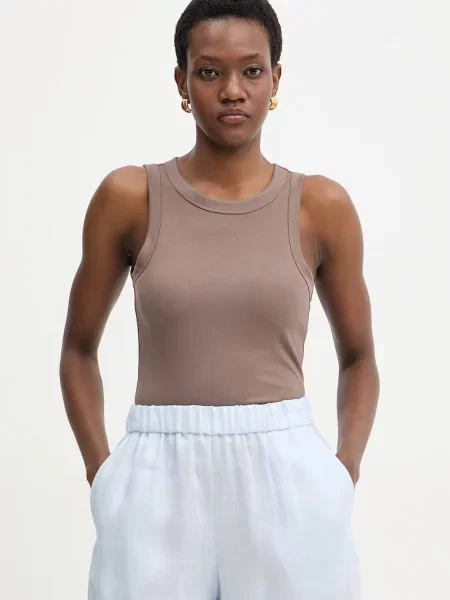 Top Mm By Max Mara brązowy