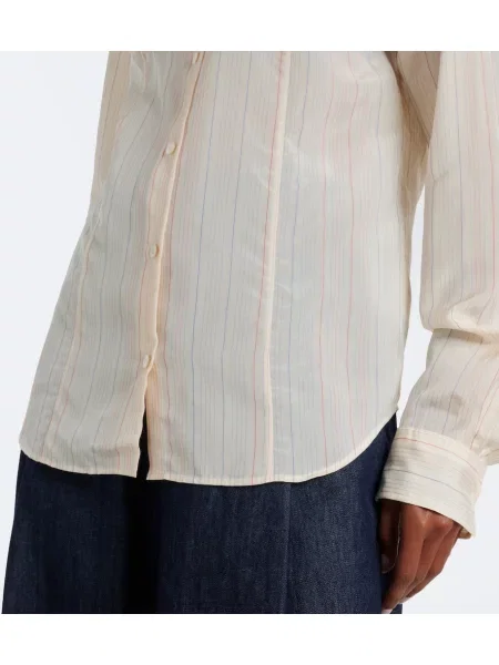 Cămașă Dries Van Noten cu dungi alb