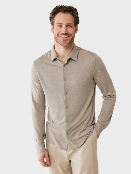 Переработанный рубашка Mexx бежевая