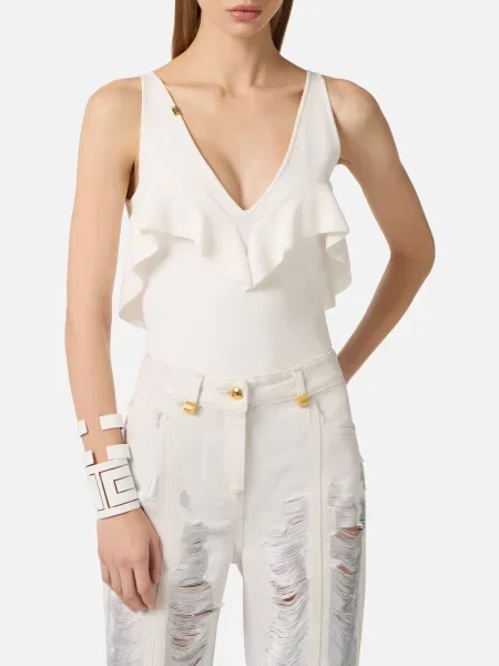 Боді Elisabetta Franchi біле