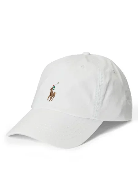Polo Ralph Lauren Šilterica smeđa / zelena / crvena bijela