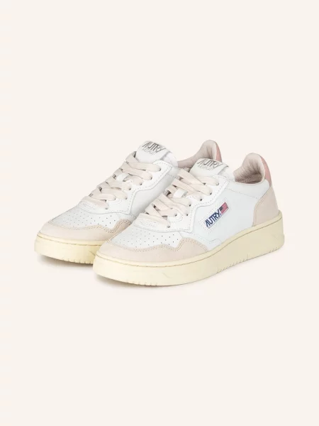 Autry Sneakersy Medalist Low Ls weiss białe