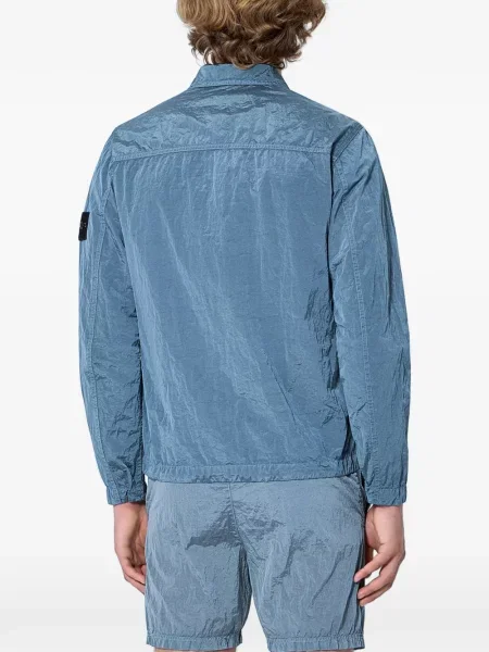 Geacă Stone Island cu strasuri albastru
