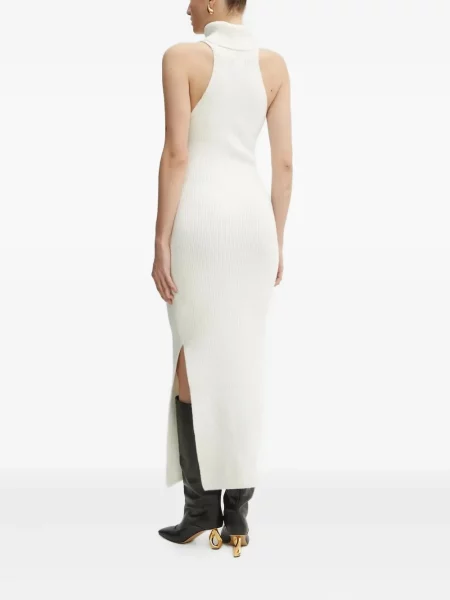 Rochie midi Bardot până la genunchi de costum
