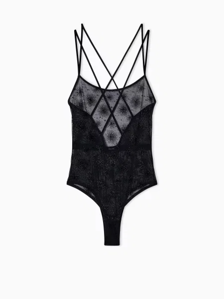 Боді Emporio Armani чорний