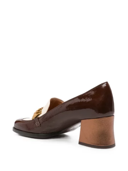 Pantofi cu toc Chie Mihara din piele maro