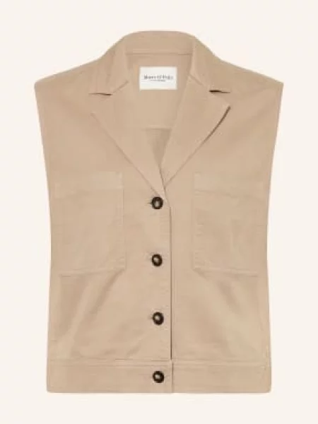 Marc O'polo Kamizelka Typu Blazer beige beżowa
