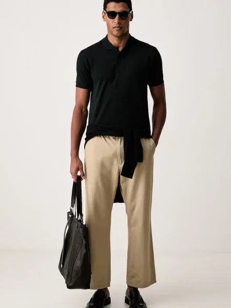 Tricou polo Lacoste verde