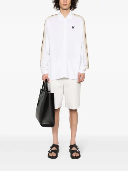 Polo marškinėliai Palm Angels balta