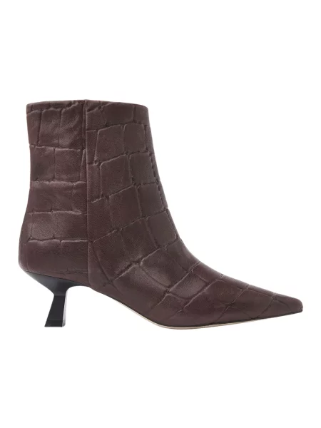 Buty do kostki Via Vai skórzane brązowe