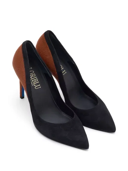 Pantofi cu toc Loriblu cu vârf ascuţit negru