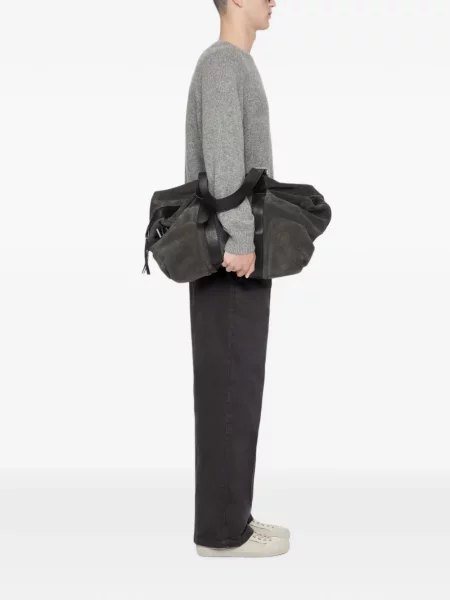 Chinos nohavice Allsaints sivá