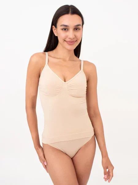 Майка Giulia из микрофибры бежевая