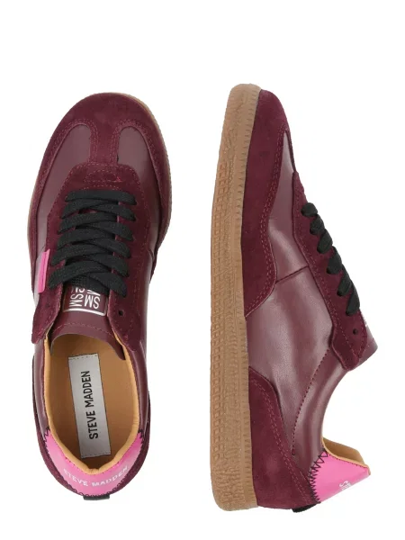 STEVE MADDEN Nízke tenisky Emporia vínovo červená