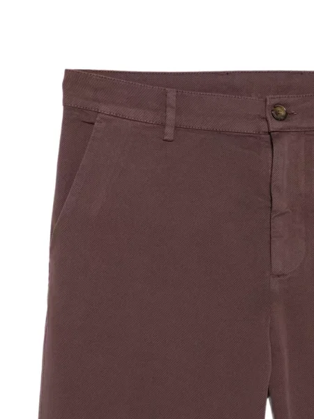 Pantaloni Canali din țesătură twill violet
