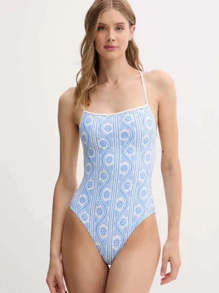 Tommy Hilfiger dwuczęściowy strój kąpielowy miękka miseczka niebieski