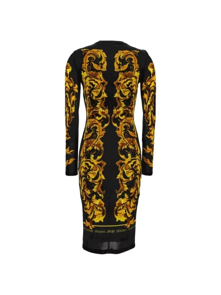 Sukienka jeansowa Versace Jeans Couture czarna