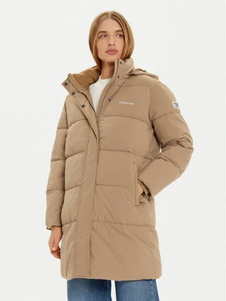 Guess Jeans Geacă de iarnă bej