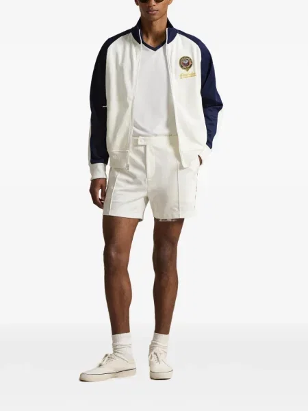 Șapcă Polo Ralph Lauren de mătase cu dungi cu cataramă albastru