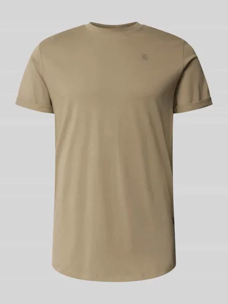 T-shirt z detalem z logo G-star Raw oliwkowa