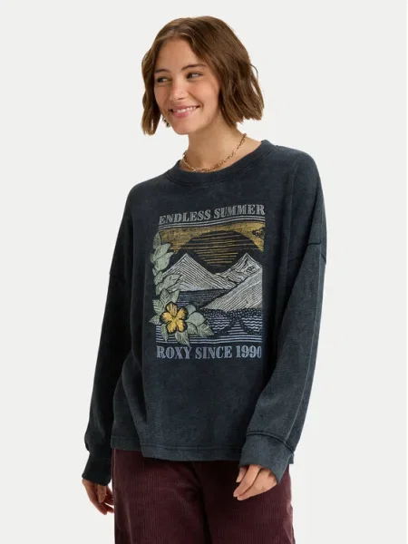 Roxy Bluză Eastside Midweight negru