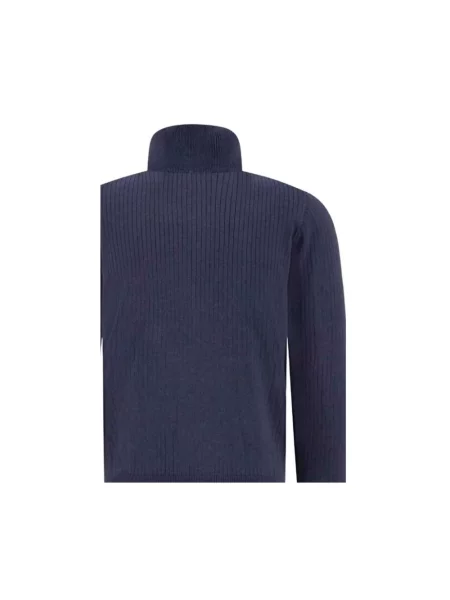 Kurtka z dzianiny z zamkiem błyskawicznym Polo Ralph Lauren niebieska