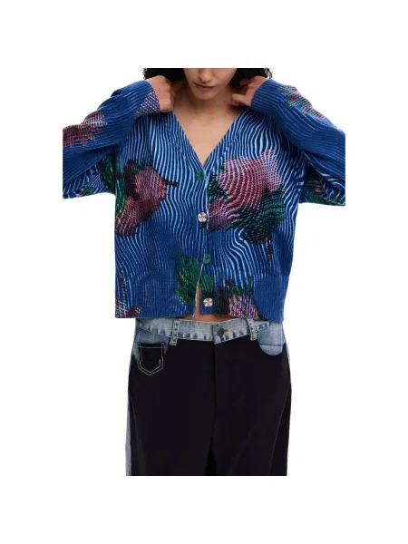 Cardigan Desigual albastru