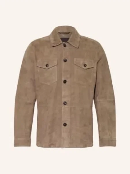 Windsor. Kožená Bunda Oleano khaki