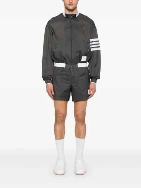 Geacă Thom Browne cu dungi gri