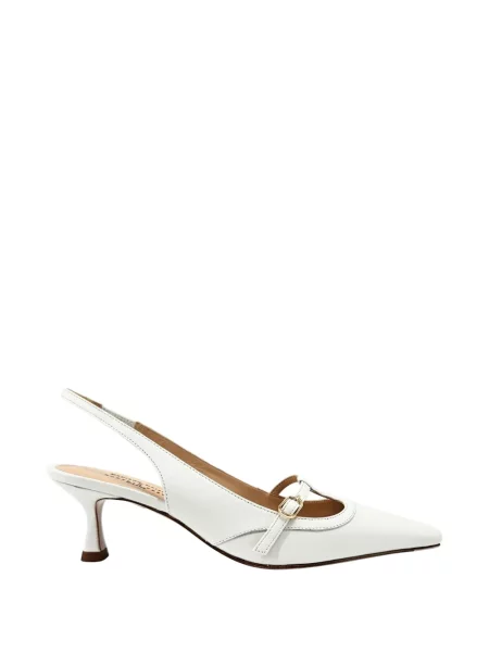 Pantofi cu toc Madison.maison slingback alb