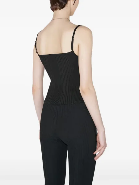 Top Misbhv tricotate negru