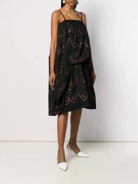Rochie Simone Rocha cu imagine negru