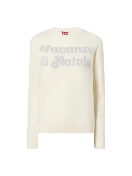 Sweter Mc2 Saint Barth wełniany biały