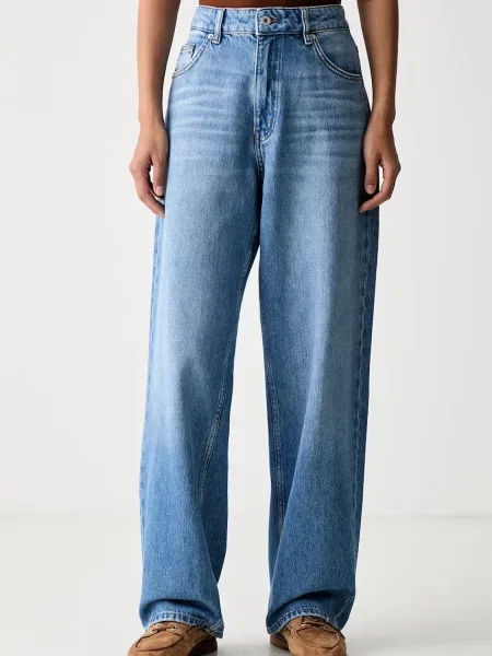 HUGO Blue blugi loose pentru femei Leni_S_B albastru