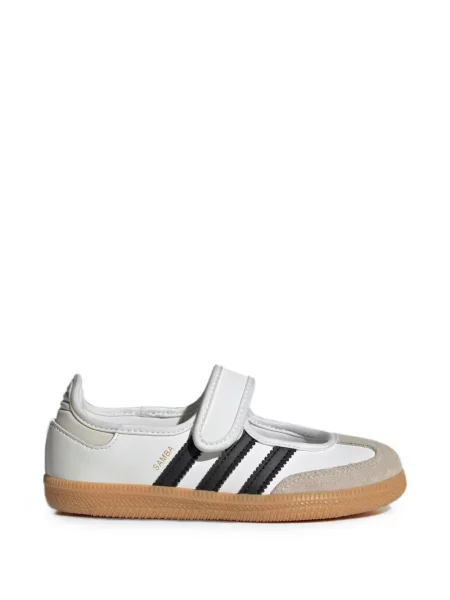 Sneakerși Adidas Campus cu bretele alb