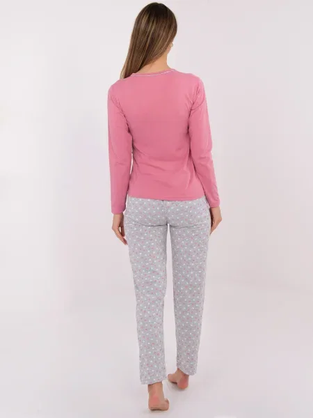 Piżama Forever Pink biała