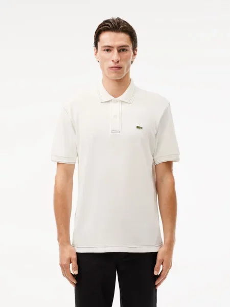 Поло Lacoste бежевий