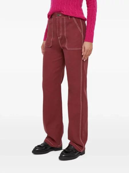 Pantaloni Benetton roșu