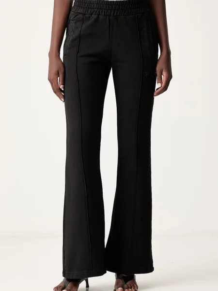 Pinko pantaloni evazați bell-bottom pentru femei din negru