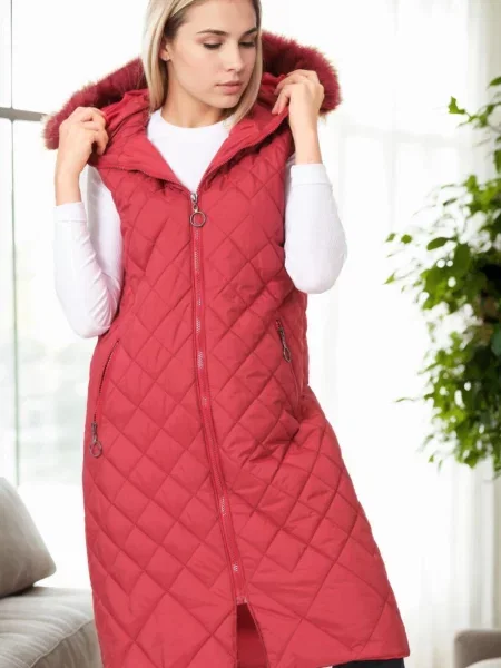 Vestă Dewberry bordo