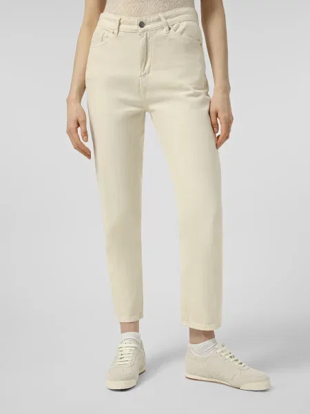 Джинси мом Armani Exchange молочний бавовна/ліоцел